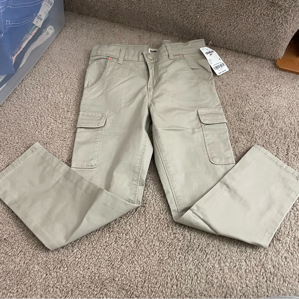 OshKosh B'gosh Kids Tan Cargo Pants